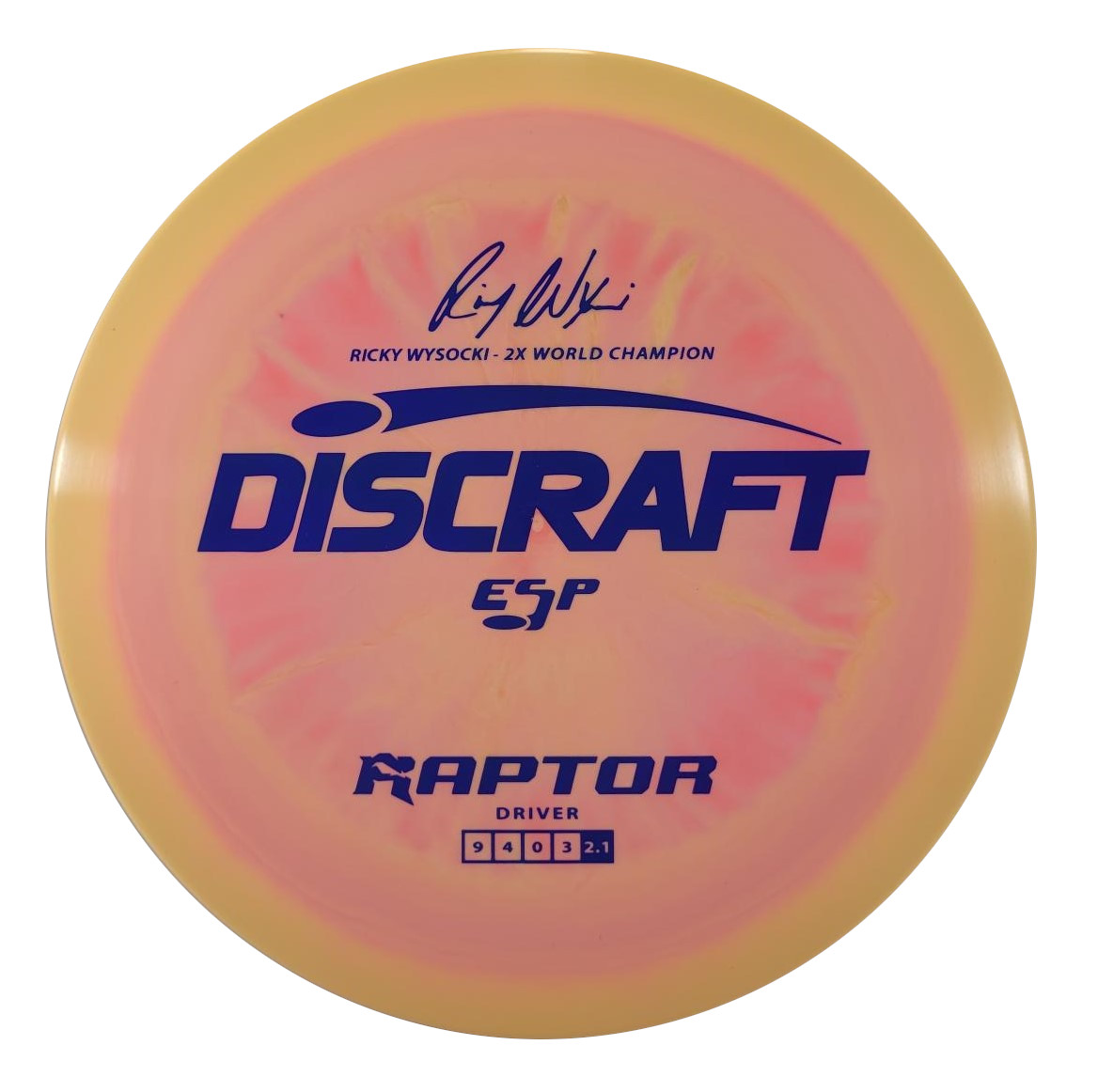ESP Raptor Ricky Wysoki, Discraft Overstable Distance Disc